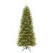 Puleo International 7.5 ft. Pre Lit Slim Fraser Fir Artificial Christmas Tree