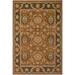 Antique Vegtable Dye Hashmi Janine Orange/Black Wool Rug (9'4 x 11'7) - 9 ft. 4 in. x 11 ft. 7 in. - 9 ft. 4 in. x 11 ft. 7 in.