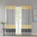 Madison Park Selma Polyoni Pintuck Single Window Curtain Panel