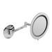 ALFI brand ABM9WLED-PC Modern Wall Mount Round 9" 5x Magnifying Cosmetic Mirror with Light - Polished Chrome - Polished Chrome