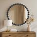 Madison Park Signature Marlowe Beaded Round Wall Mirror