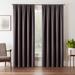 Eclipse Tricia Solid Curtain Panel, Room Darkening Rod Pocket Curtain Thermapanel (1 Panel)