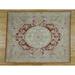 Hand Knotted Red European with Wool Oriental Rug - 8'9 x 11'9