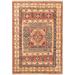 Hand-knotted Finest Gazni Copper, Cream Wool Rug