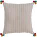 Artistic Weavers Viriato Striped Cream Feather Down or Poly Filled Throw Pillow 18-inch