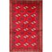 Bokhara Balouch Traditional Classical Persian Hand Made Area Rug Red - 5'2" x 3'3"