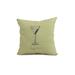 20 x 20 Inch Martini Glass Happy Hour Geometric Print Outdoor Pillow