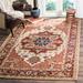 SAFAVIEH Hand-hooked Heriz Red/ Ivory Wool Rug