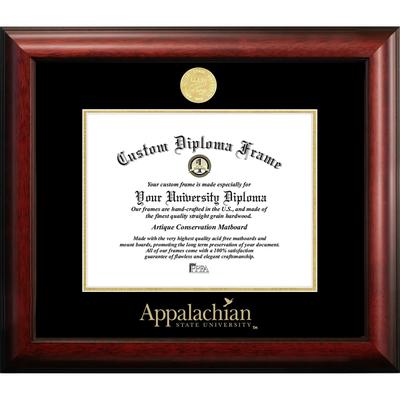 Appalachian State University 11w x 8.5h Gold Embossed Diploma Frame