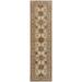 Classic Ziegler Paulita Beige Brown Hand-Knotted Wool Runner - 2'6" x 10'1"