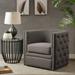 Madison Park Wilmette 360-degree Tufted Barrel Swivel Chair