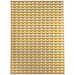 Mid-century Scallop Mustard Area Rug by Kavka Designs