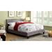 Lala Modern Queen Upholstered Wood Platform Bed by Furniture of America