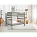 Taylor & Olive Trillium Full over Full Bunk Bed with End Ladder