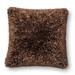 Solid Ribbon Shag 22-in. Throw Pillow OR Cover Only