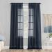 No. 918 Emily Voile Sheer Rod Pocket Curtain Panel, Single Panel