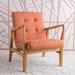 Brayden Mid-century Fabric Club Chair by Christopher Knight Home