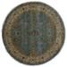 FineRugCollection Tabriz Oriental Blue/Gold Wool Handmade Very Fine Round Rug