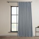 Exclusive Fabrics Faux Linen Extra Wide Room Darkening Curtains (1 Panel)