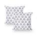 Merrie Modern Handcrafted Fabric Throw Pillow (Set of 2) by Christopher Knight Home