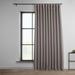 Exclusive Fabrics Faux Linen Extra Wide Room Darkening Curtains (1 Panel)