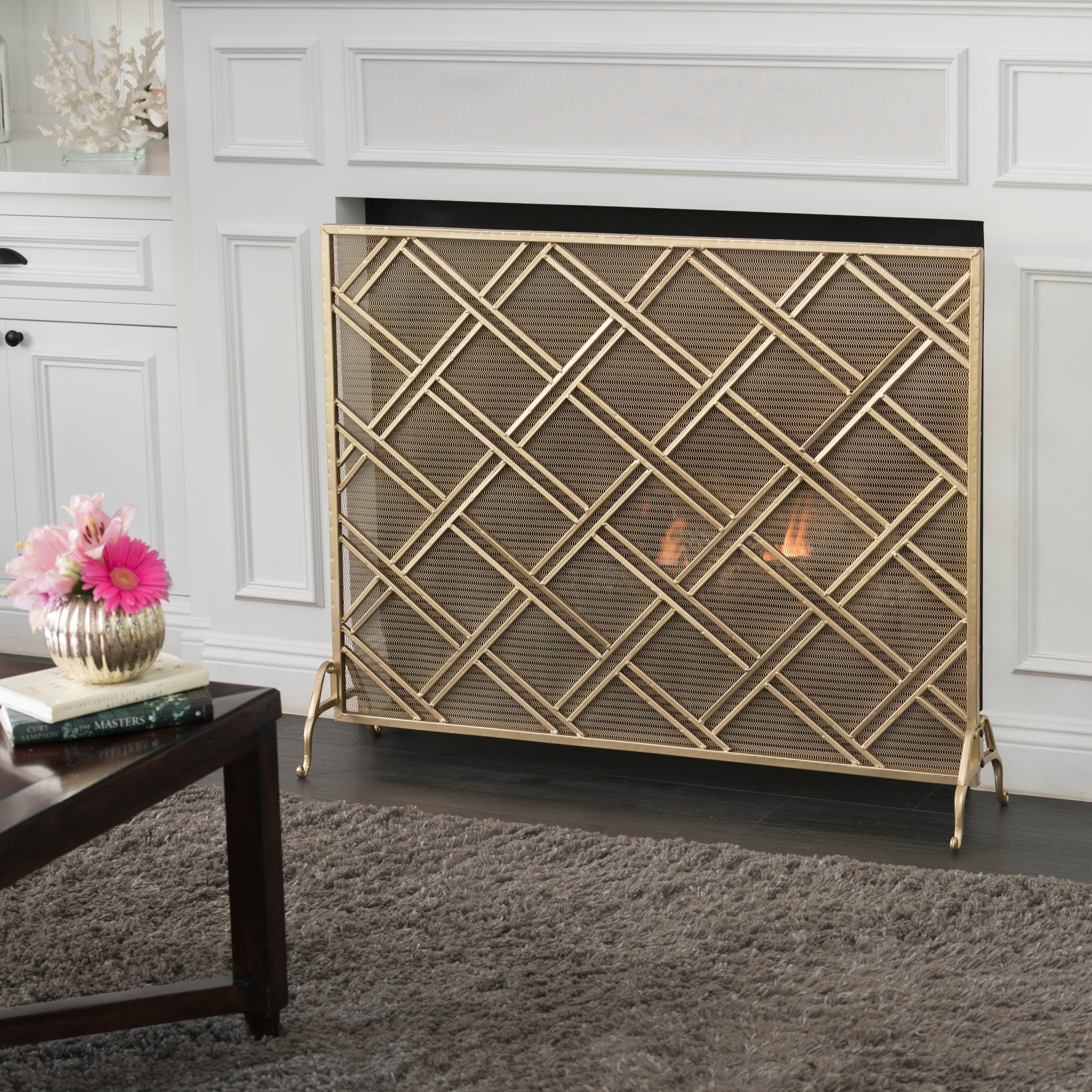 Josette Single Panel Fireplace Screen by Christopher Knight Home