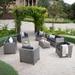 Puerta Outdoor 8-piece Wicker Sofa Chat Set with Cushions by Christopher Knight Home