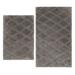 Vera Wang Tufted Diamond 2 Piece Reversible Bath Rug Set