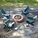 Mandalay 6-piece Outdoor Set with 4 Adirondack Chairs and 2 Side Tables by Havenside Home