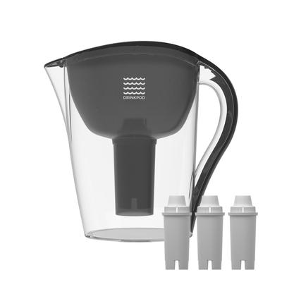 Drinkpod Ultra Premium Alkaline Water Pitcher 3.5L Capacity Includes 3 Filters