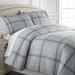 Vilano Choice Ultra-Soft Plaid Down Alternative 3-piece Comforter Set