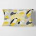 Designart 'Abstract Design Retro Pattern V' Mid-Century Modern Throw Pillow