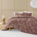 Beaute Living Diamond Velvet 3 Piece Quilt Set