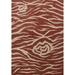 Animal Print Contemporary Oriental Area Rug Hand-tufted Wool Carpet - 9'11" x 12'11"