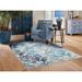 Copper Grove Yakoruda Distressed Teal Area Rug