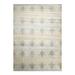 10x14 Hand Tufted Hand Made 100% Wool Ikat Modern & Contemporary Oriental Area Rug Light Blue, Brown Color - 9' 4'' x 13' 3''