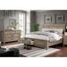 Nahkohe Transitional Grey Wood 2-Piece Storage Sleigh Bed and Dresser Set by Furniture of America