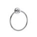 Clover Towel Ring Bath Accessory in Polished Chrome Finish - 8'3" x 11'