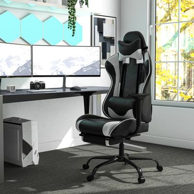 Matas Two-toned Height Adjustable Reclining Gaming Chair by Furniture of America