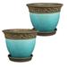 Southern Patio Cadiz Planter, 2-Pack - 8" Diameter (2-pack)