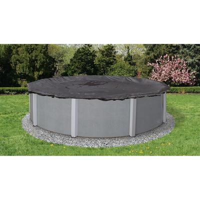 Blue Wave Round Rugged Mesh Above Ground Winter Pool Cover