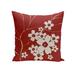 16 x 16-inch Floral Print Outdoor Pillow