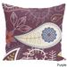 Paisley Floral Print Outdoor 18-inch Pillow