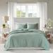 Madison Park Marino 3 Piece Reversible Scalloped Edge Quilt Set