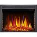 36" Electric Fireplace Insert, Freestanding & Recessed Heater