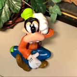 Disney Toys | Disney Sitting Thinking Goofy 6" Figure Pvc Rare | Color: Blue/Orange | Size: 6”