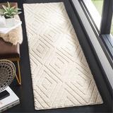 White 27 x 0.4 in Area Rug - Birch Lane™ Elle Handmade Ivory Rug Wool/Cotton | 27 W x 0.4 D in | Wayfair 36382EABC6DF4323AFCBE5F6F04B68D8