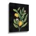 August Grove® Classic Citrus V Black No Words - Wrapped Canvas Painting Print Canvas, Glass in Black/Green/Orange | 24 H x 18 W x 2 D in | Wayfair