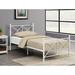 Gracie Oaks Ajanai Platform Bed Metal in White | 58 W x 78 D in | Wayfair 4D8233AE5E864195B550CEBE616043BF