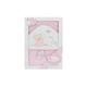 Interbaby 01220-02 Baby Kapuzenbadetuch OSO UNICORNIO rosa, Rosa